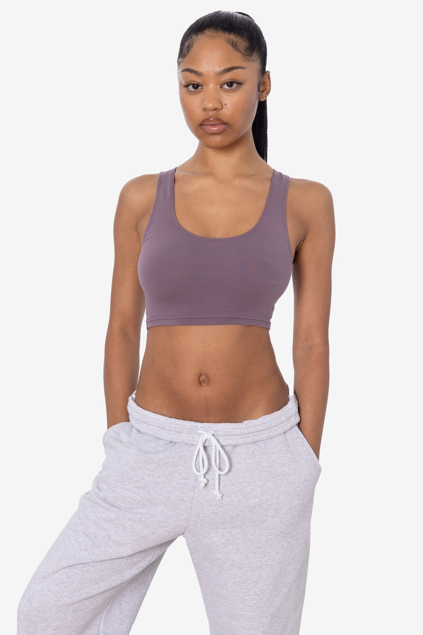 8383 - Cotton Spandex Tank Crop Top