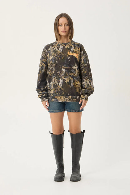 AFENDS Mens Find Me - Crew Neck - Find Me