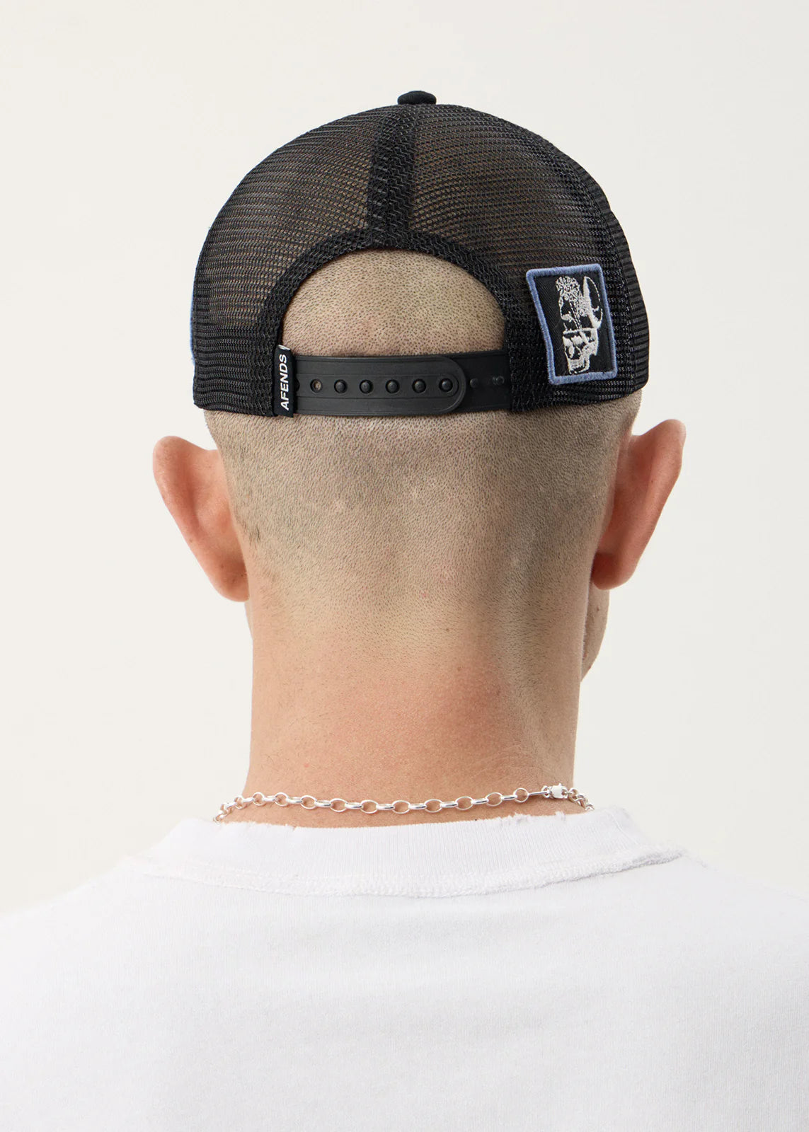 AFENDS Unisex Spiritual - Mesh Trucker Cap - Black
