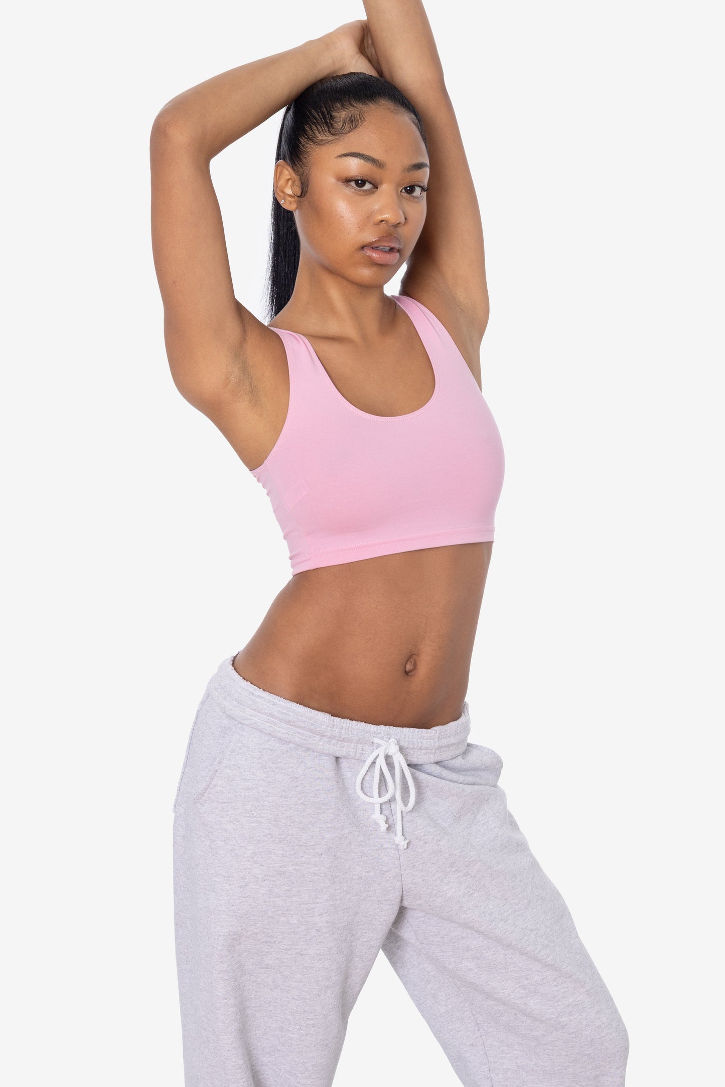 8383 - Cotton Spandex Tank Crop Top