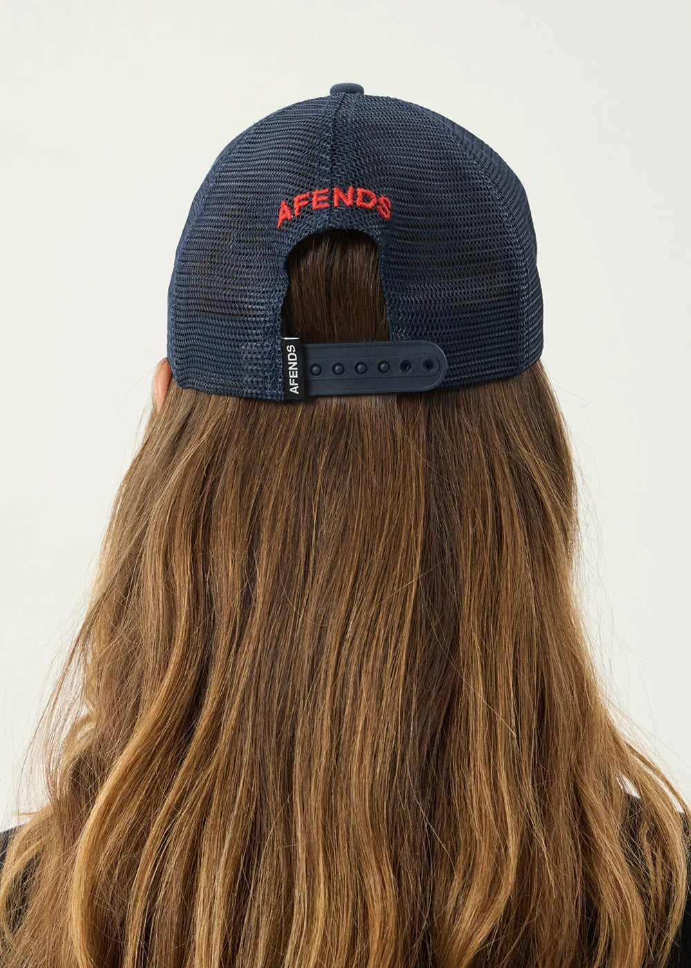 AFENDS Mens Flower Power - Five Panel Cap - Deep Sea