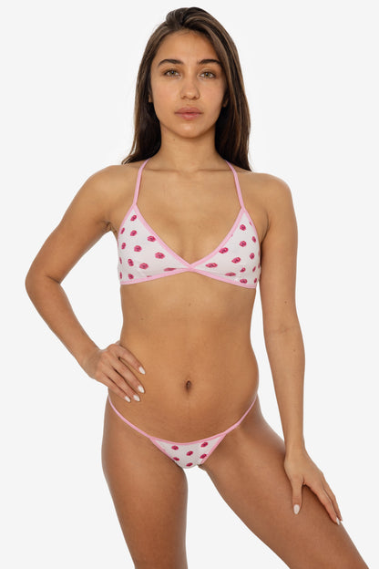 8323P - Printed Curve Back G String
