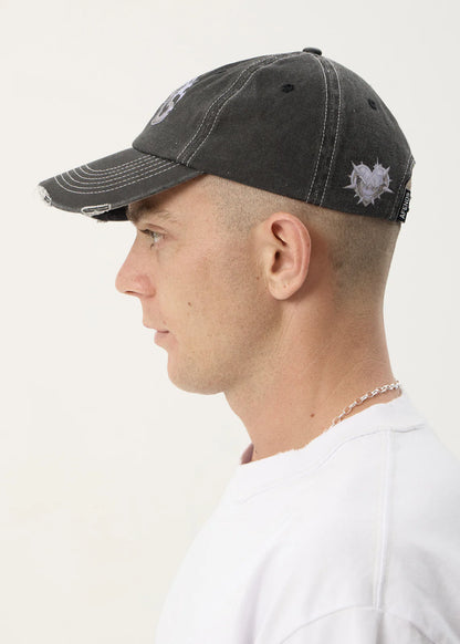 AFENDS Unisex Scorpius - Six Panel Cap - Stone Black