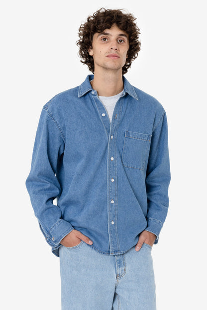 RDNM402 - 10oz Denim Classic Long Sleeve Shirt