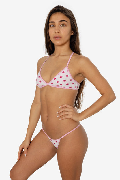8323P - Printed Curve Back G String