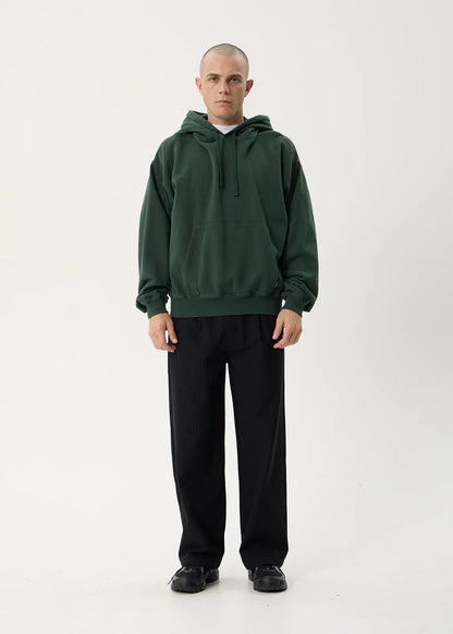 AFENDS Mens Genesis - Boxy Pull On Hood - Washed Pine
