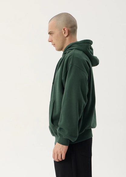 AFENDS Mens Genesis - Boxy Pull On Hood - Washed Pine