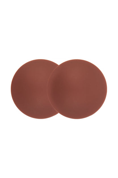 Reusable Silicone Nipple Covers in Chestnut