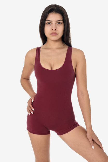 83051GD-SH - Garment Dye Tank Short Biketard
