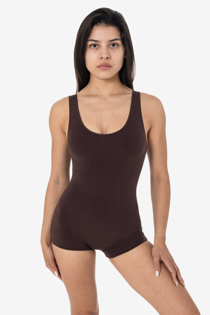 83051GD-SH - Garment Dye Tank Short Biketard