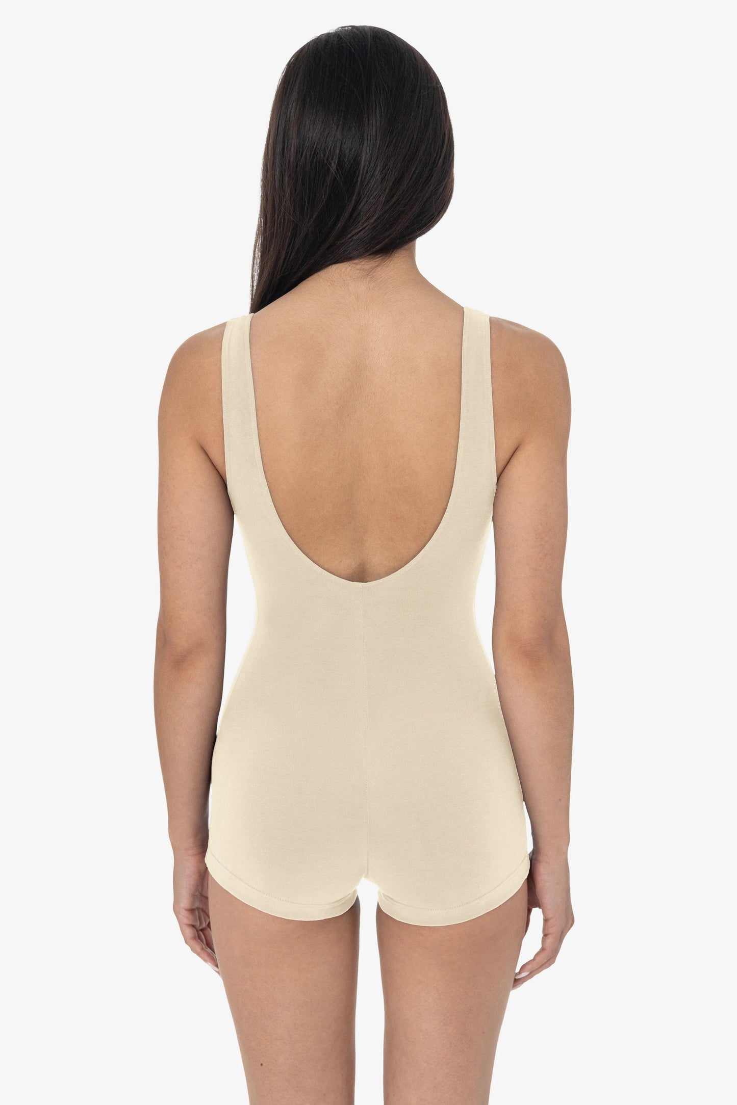 83051GD-SH - Garment Dye Tank Short Biketard