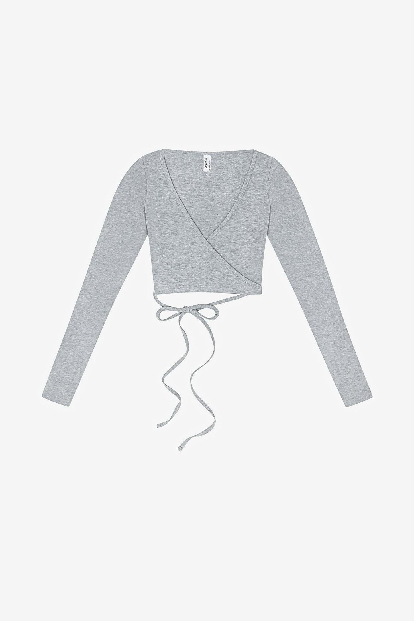 83077GD - Garment Dye Long Sleeve Wrap Top
