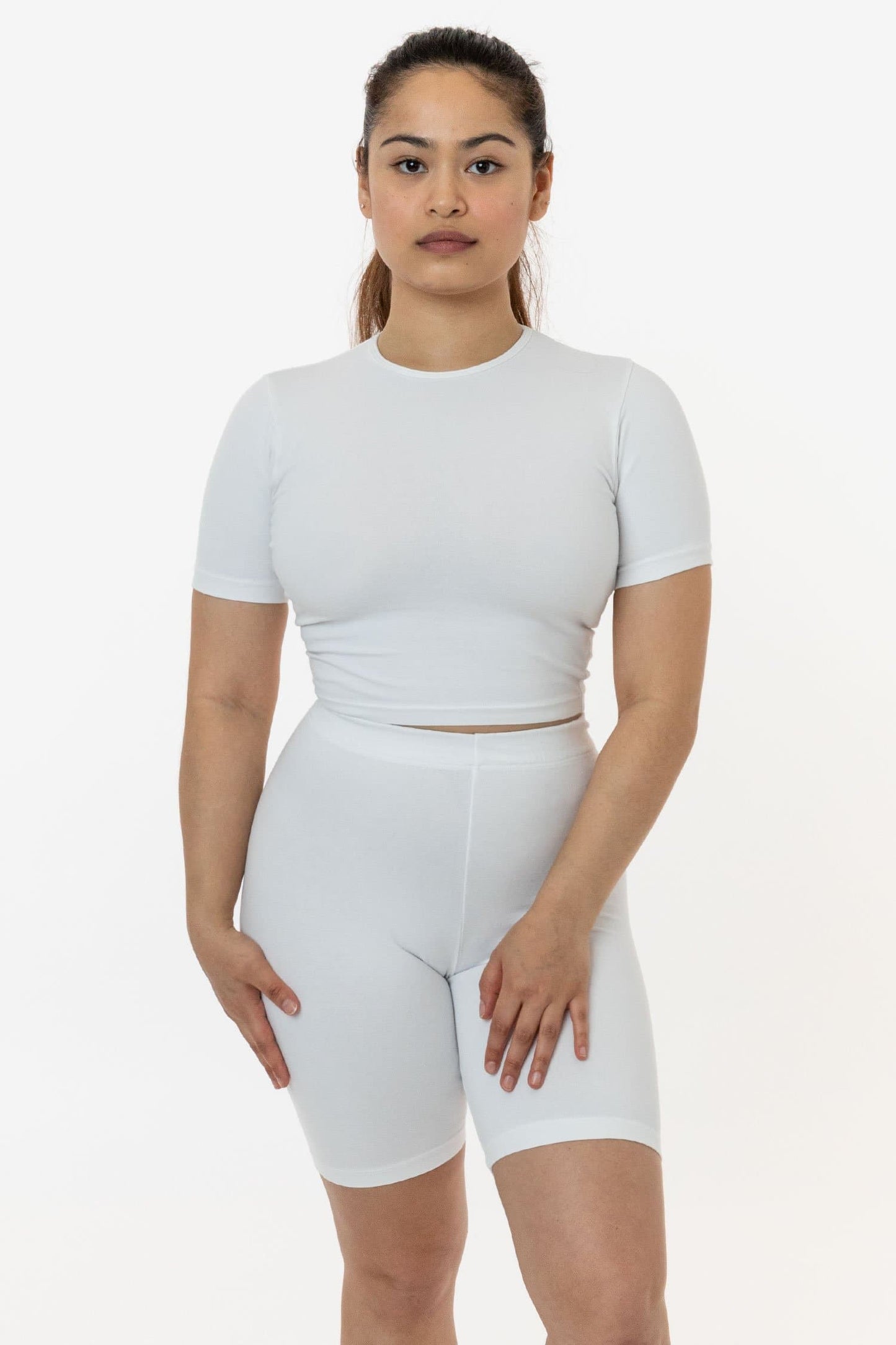 83078GD - Garment Dye Short Sleeve Crop Top