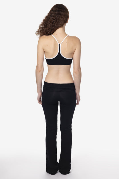 83530 - Cotton Spandex Athletic Stripe Yoga Legging