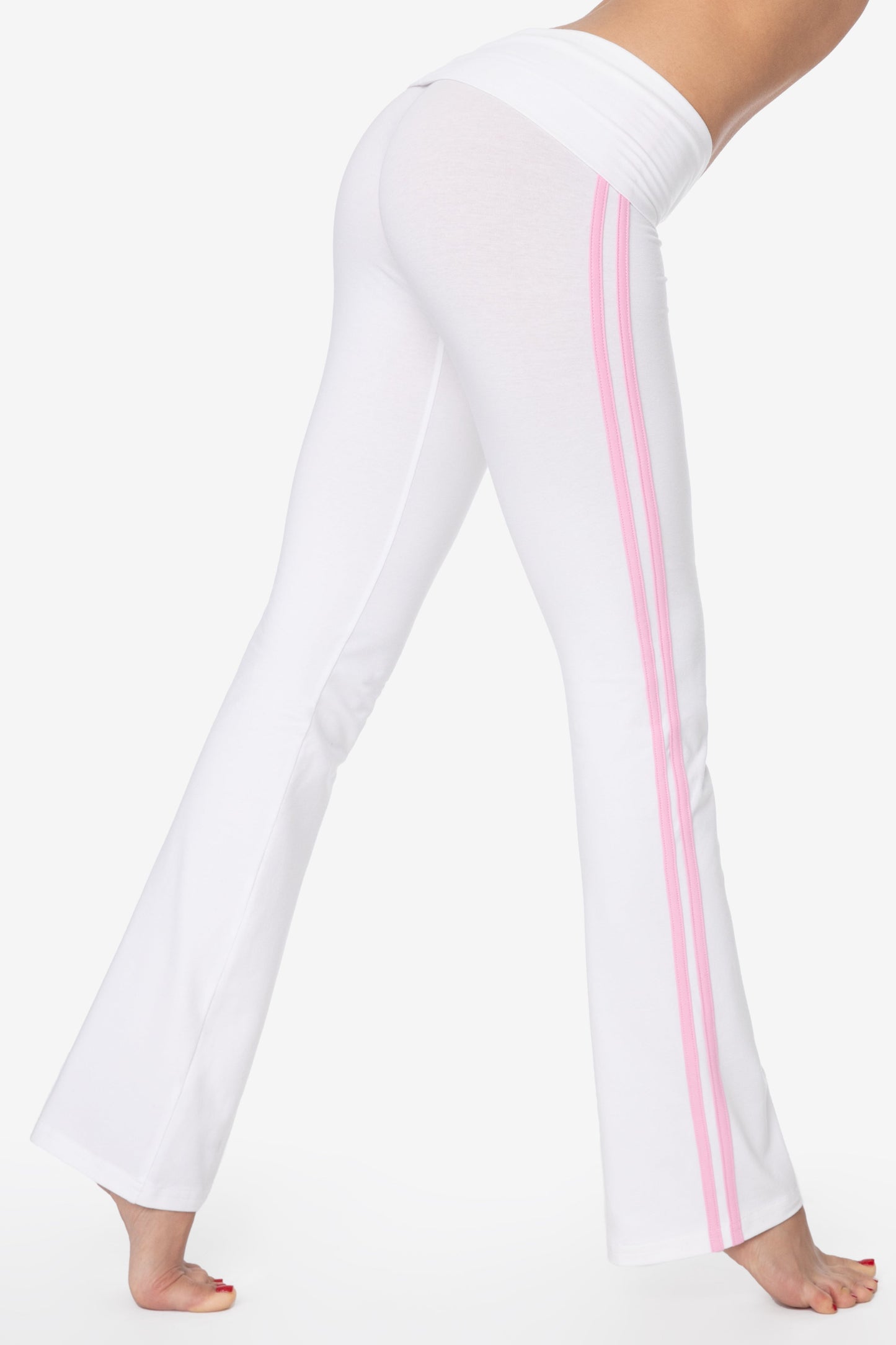 83530 - Cotton Spandex Athletic Stripe Yoga Legging