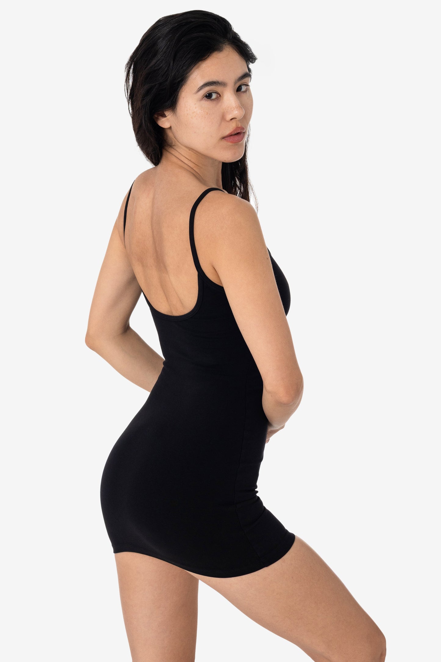 83601GD - Garment Dye Spaghetti Mini Dress
