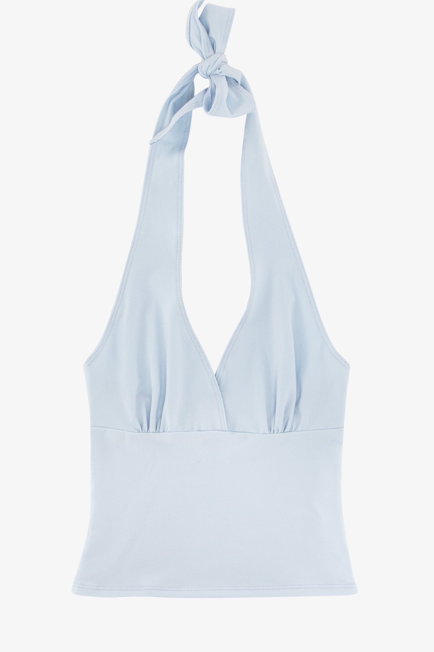 8375 - Cotton Spandex Halter Top