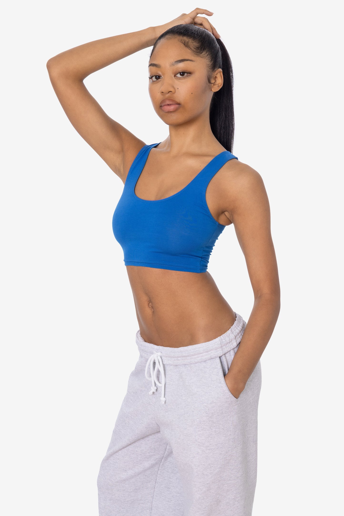 8383 - Cotton Spandex Tank Crop Top