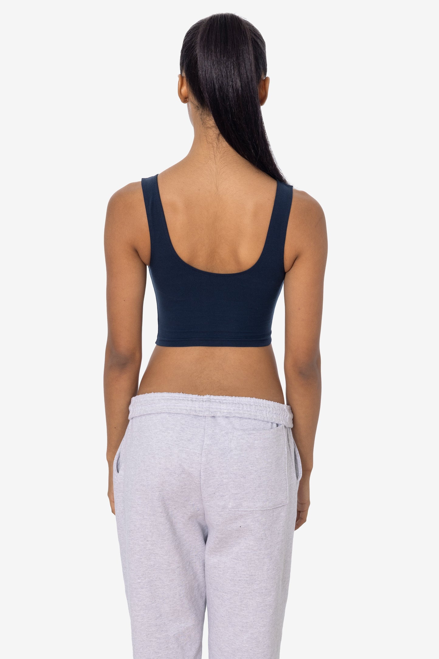 8383 - Cotton Spandex Tank Crop Top
