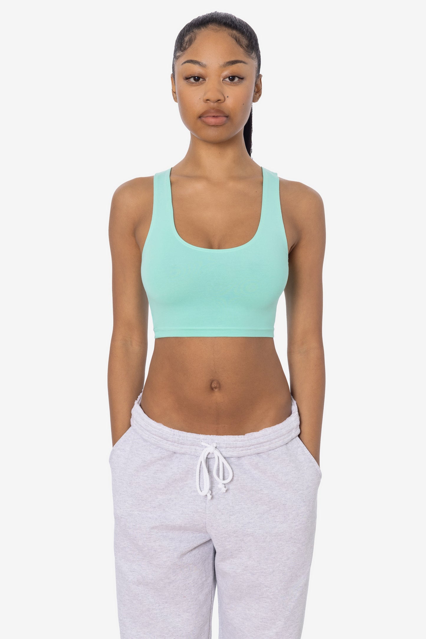8383 - Cotton Spandex Tank Crop Top