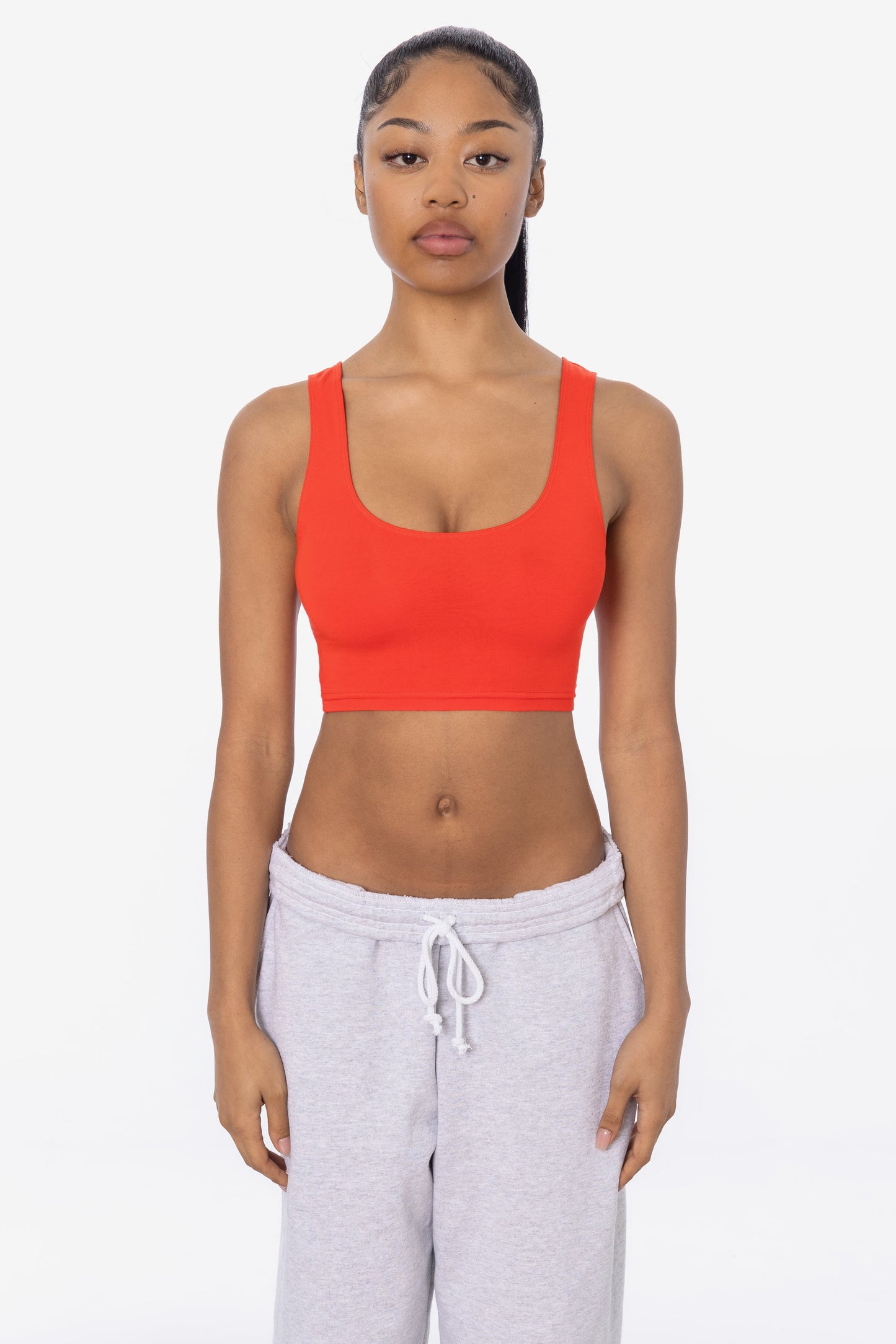 8383 - Cotton Spandex Tank Crop Top