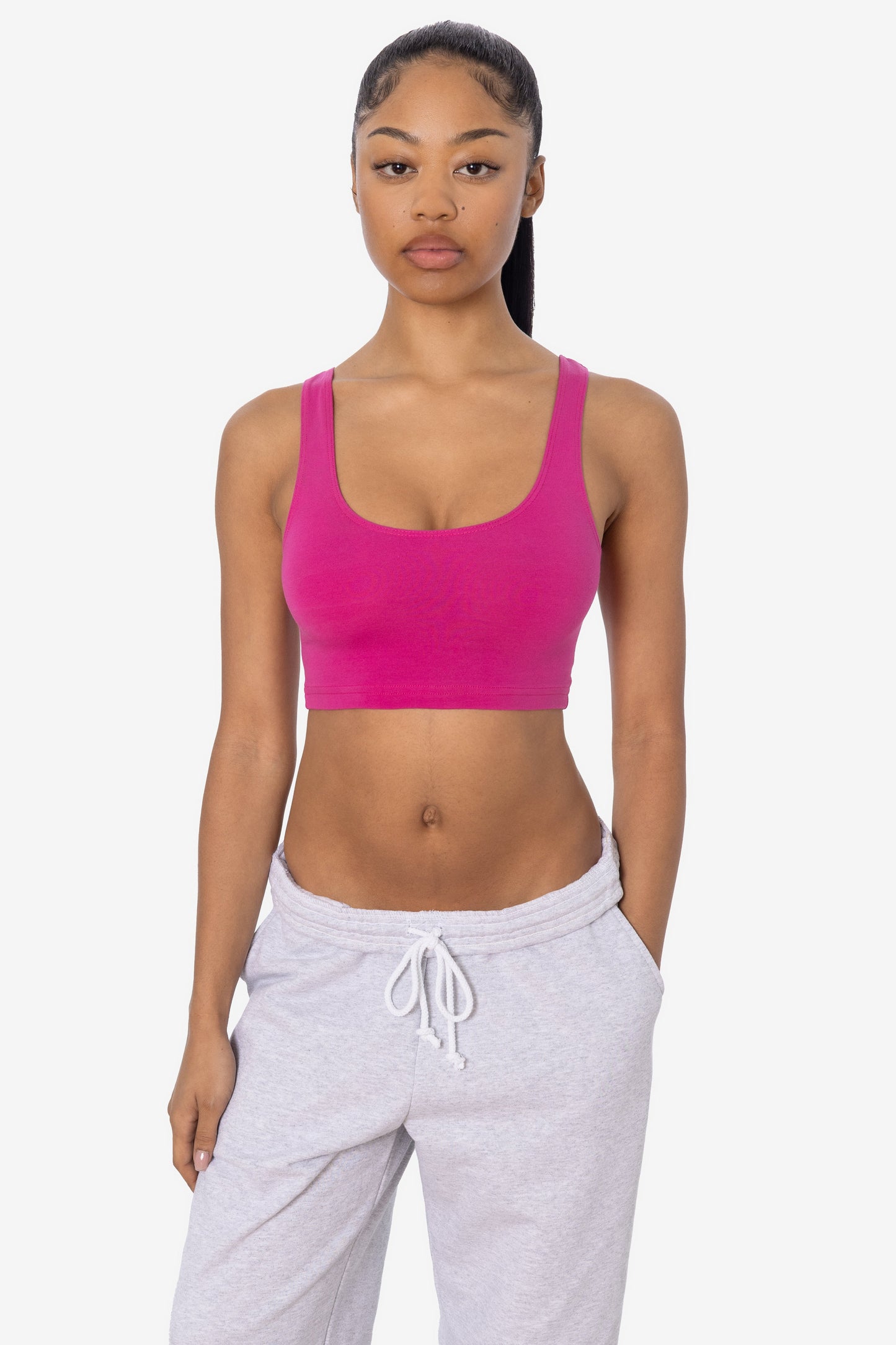 8383 - Cotton Spandex Tank Crop Top