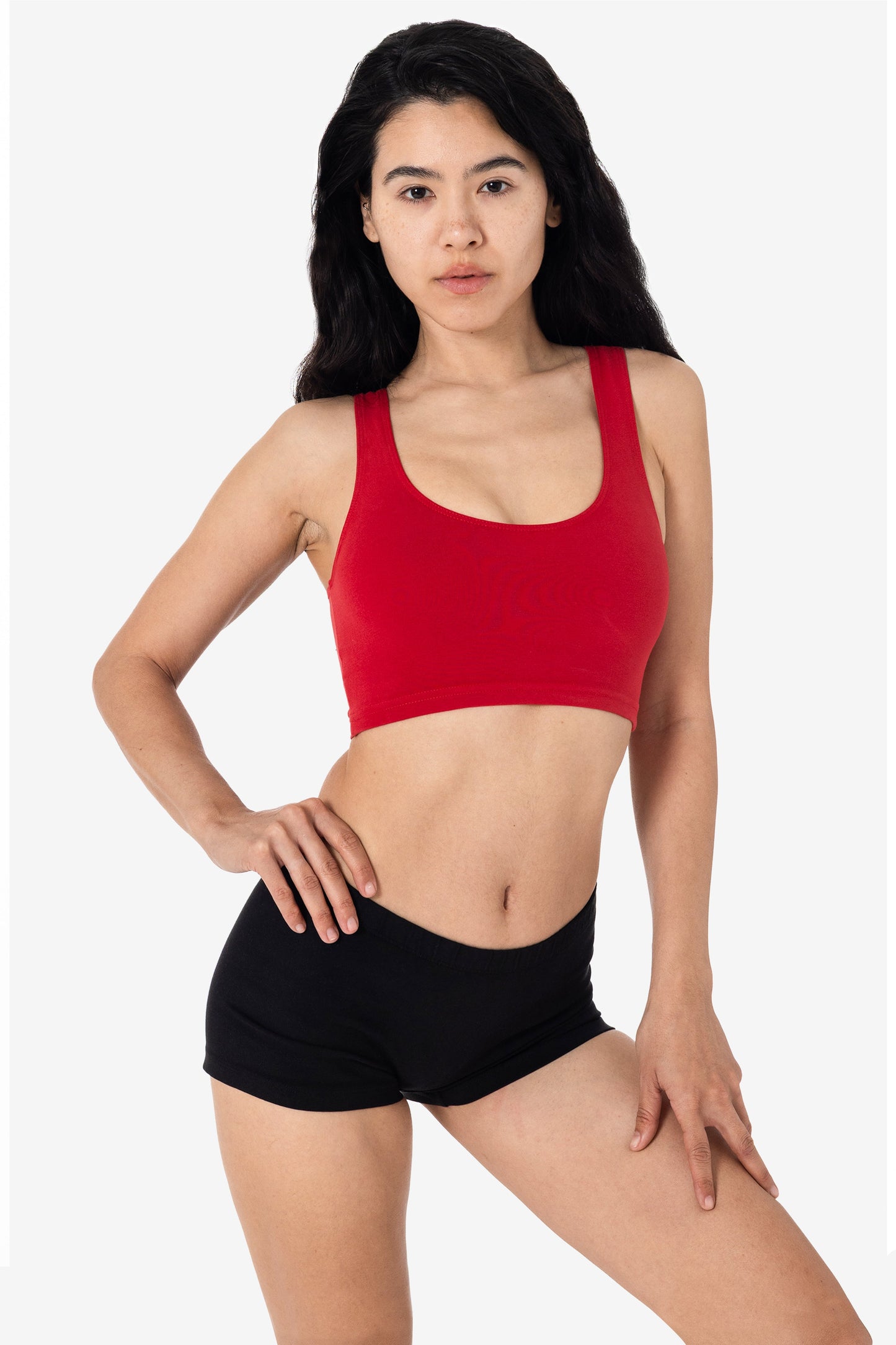 8383GD - Garment Dye Cotton Spandex Crop Tank