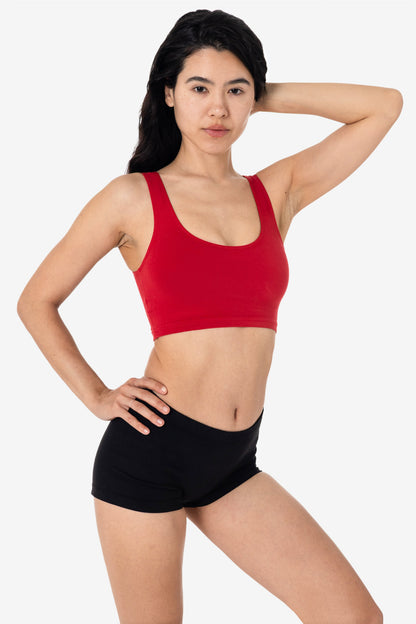 8383GD - Garment Dye Cotton Spandex Crop Tank