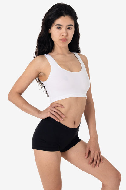 8383GD - Garment Dye Cotton Spandex Crop Tank