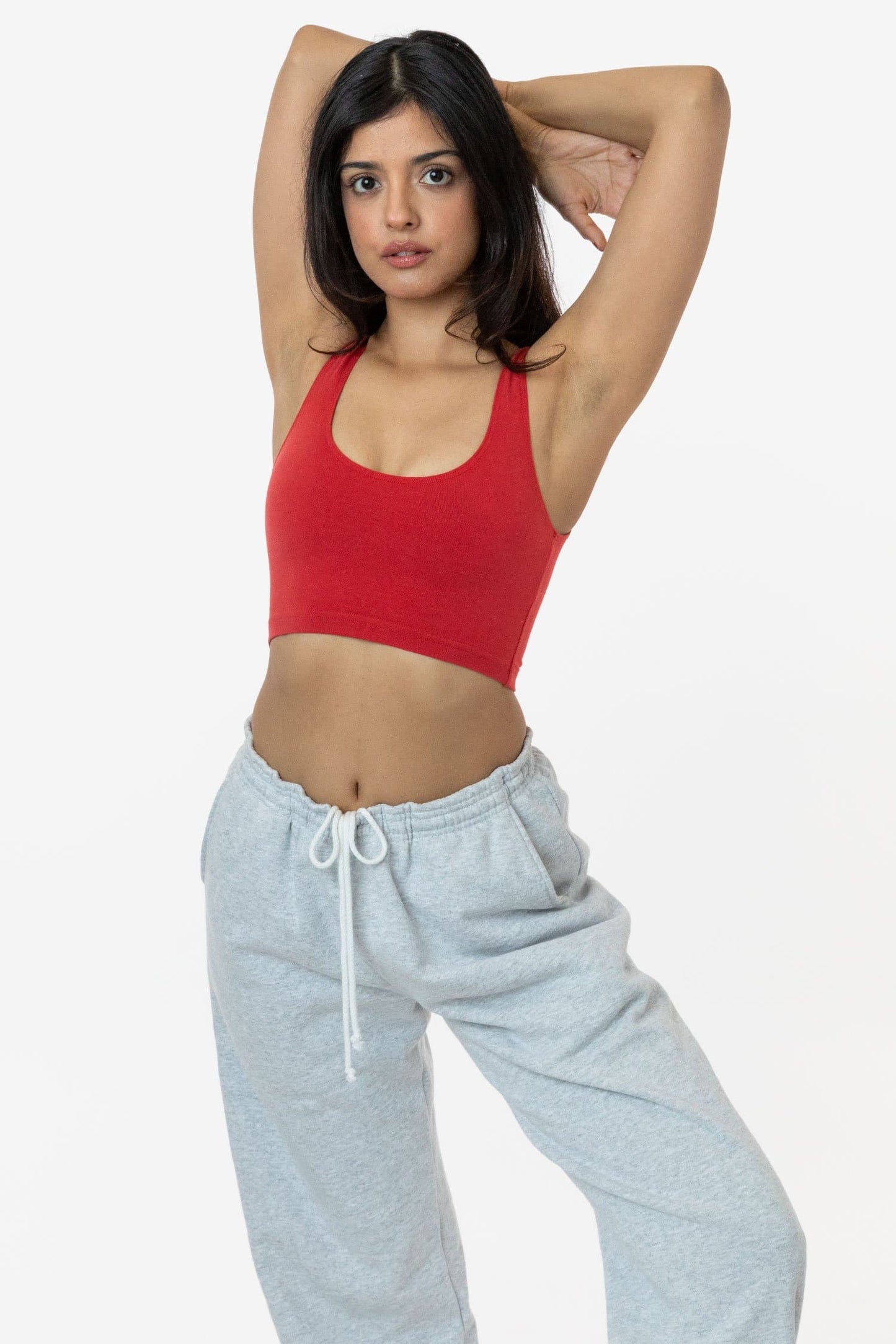 8383GD - Garment Dye Cotton Spandex Crop Tank