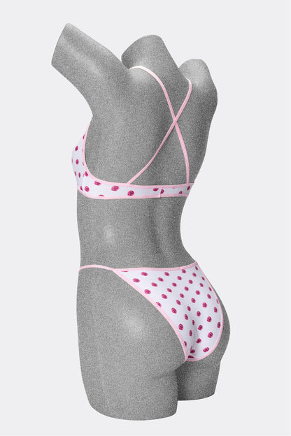 8392P - Printed Crossback Bra