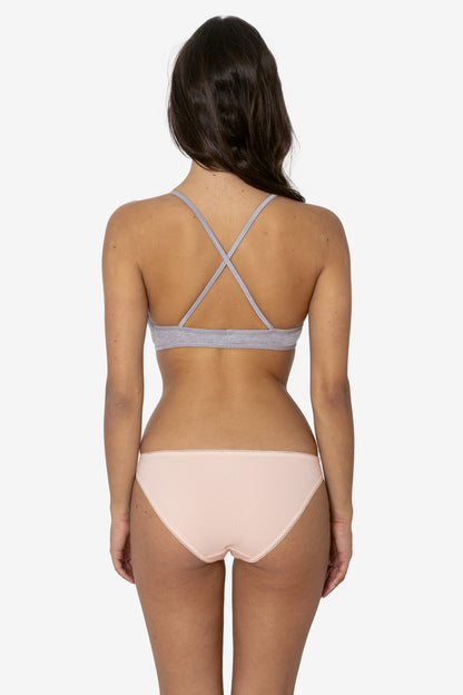 8394-SC - Cotton Spandex Scallop Trim Panty