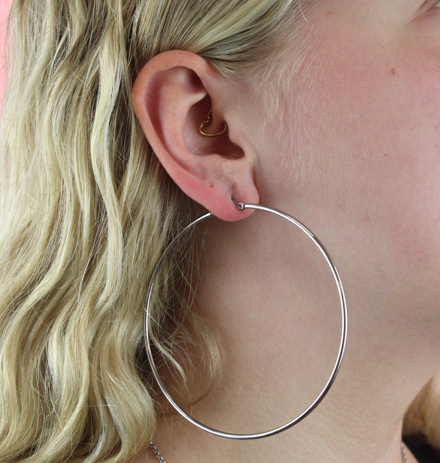 The Bigger The Hoop Earrings (85mm)