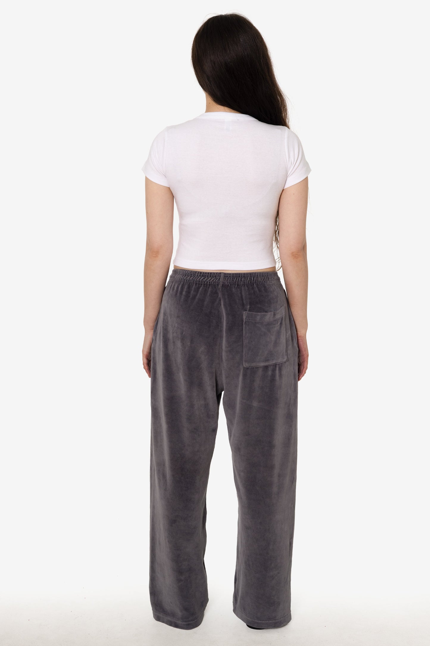 VLR445GD - Garment Dye Velour Open Bottom Sweatpants
