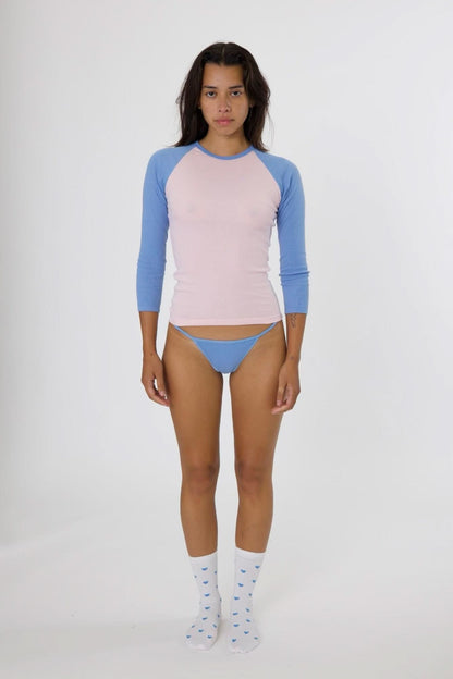 43053 - Baby Rib Long Sleeve Raglan