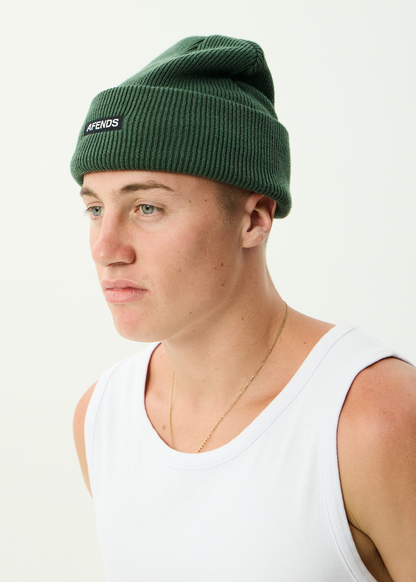 AFENDS Unisex Hometown - Beanie - Pine