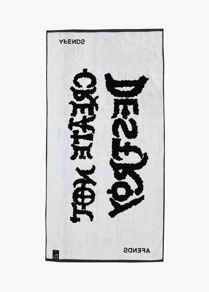 AFENDS Womens Afends - Beach Towel - Black