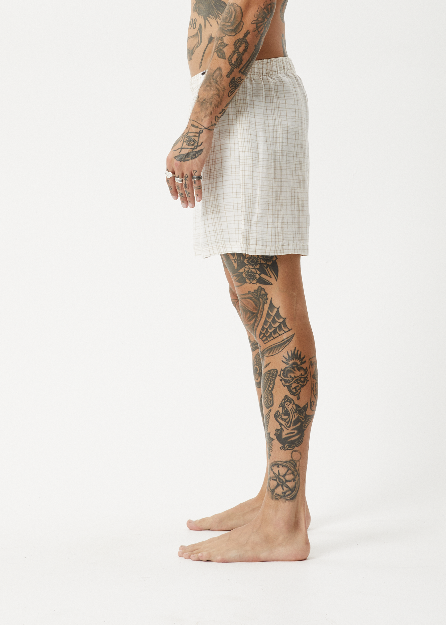 AFENDS Womens Criss Cross - Boxer Short - Taupe