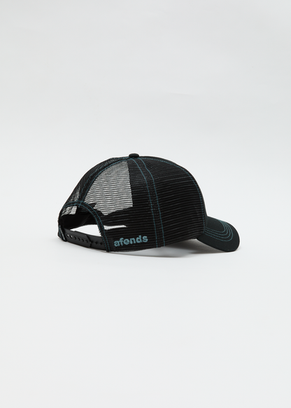 AFENDS Mens Torched Energy - Trucker Cap - Black
