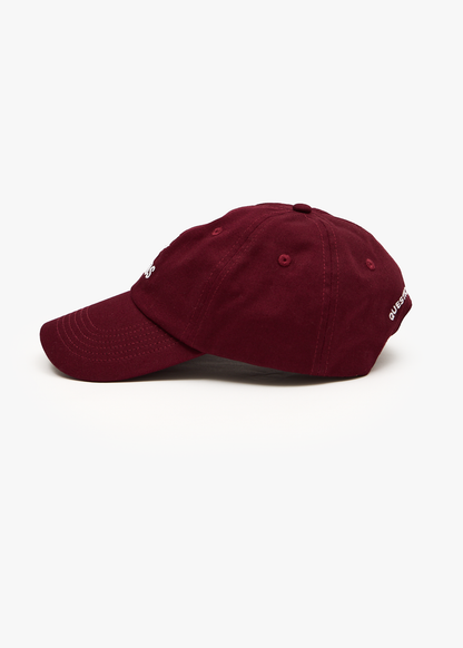 AFENDS Mens Burnin - Six Panel Cap - Burgundy