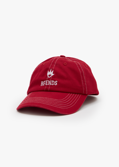 AFENDS Unisex Burnin - Six Panel Cap - Ketchup