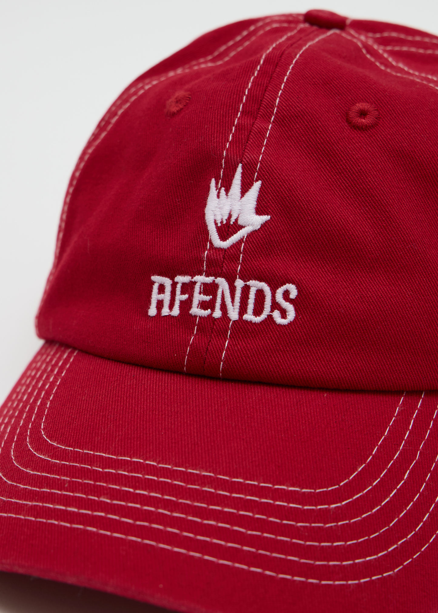 AFENDS Unisex Burnin - Six Panel Cap - Ketchup
