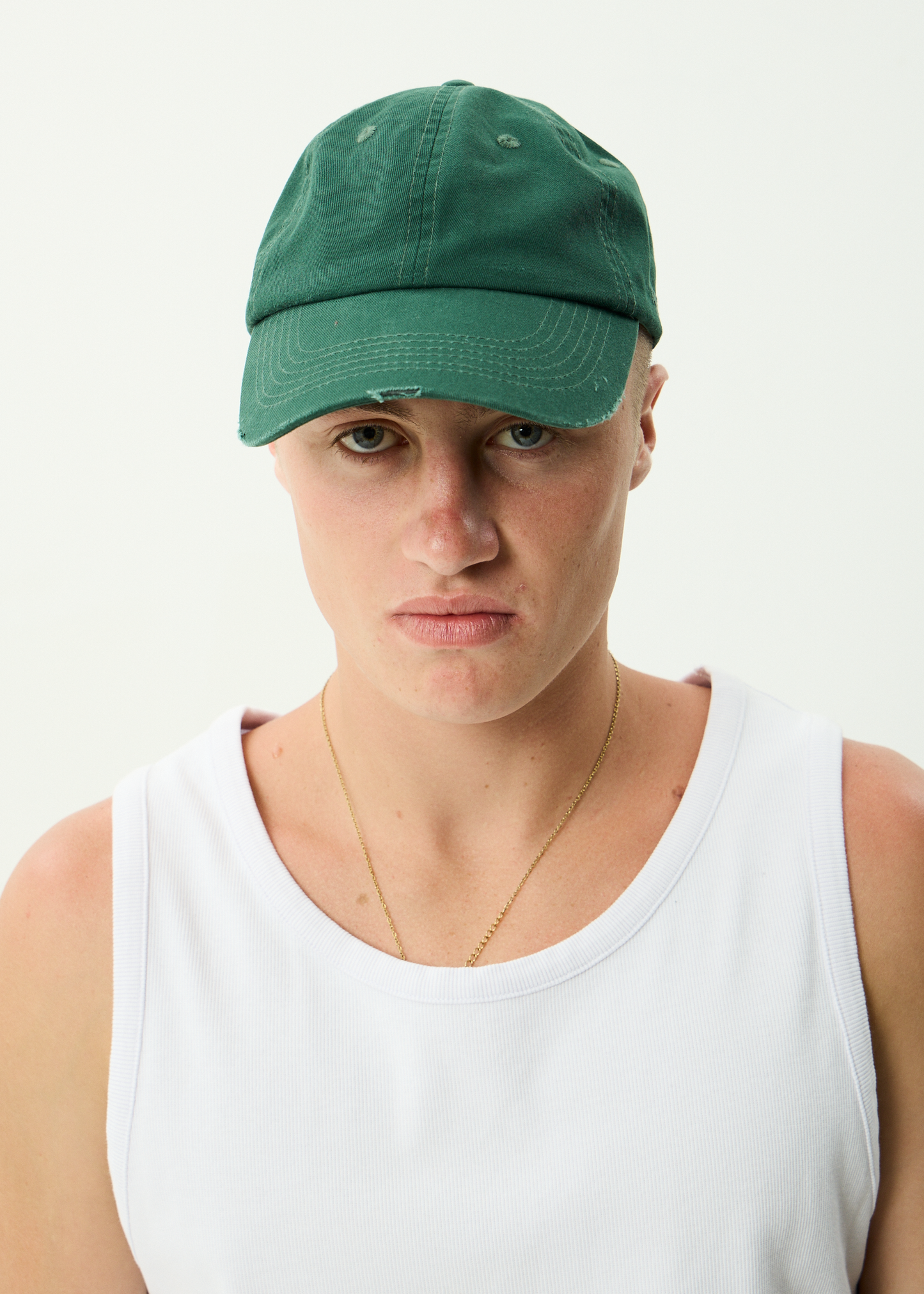 AFENDS Unisex Genesis - Six Panel Cap - Washed Pine