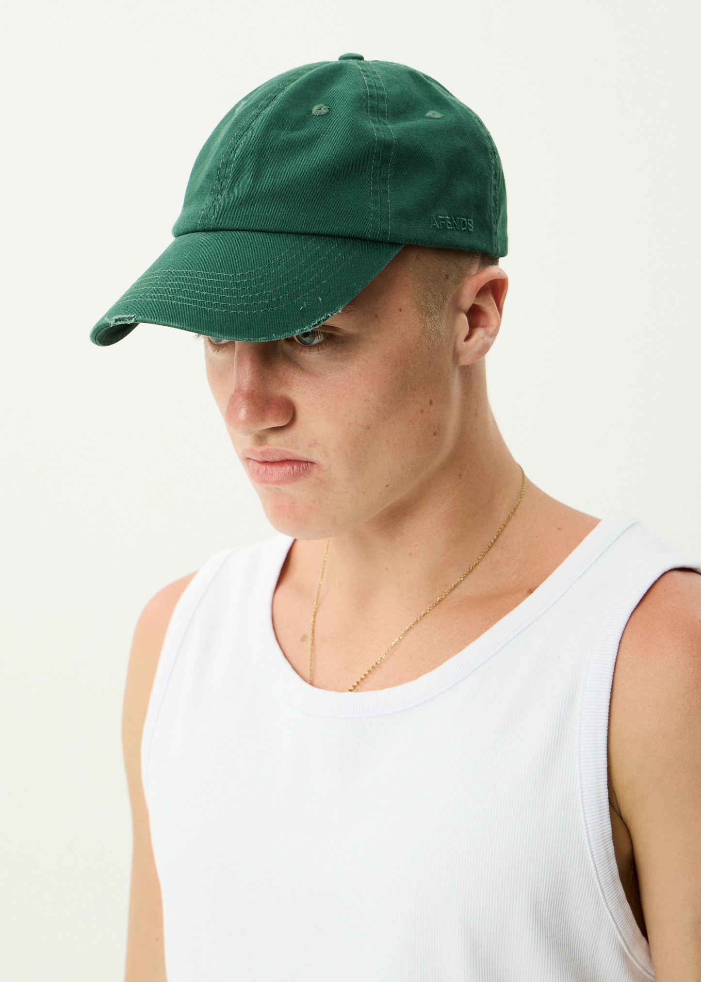 AFENDS Unisex Genesis - Six Panel Cap - Washed Pine