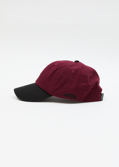 AFENDS Womens Disco - Panelled Cap - Burgundy