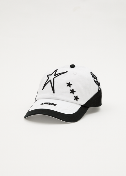 AFENDS Womens Games - Panelled Cap - White / Black
