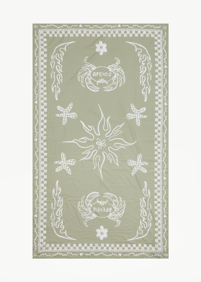 AFENDS Womens Calda - Sarong - Olive