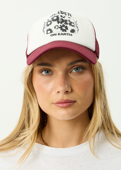 AFENDS Mens Heaven - Trucker Cap - White