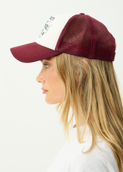 AFENDS Mens Heaven - Trucker Cap - White