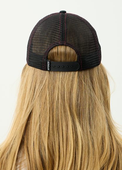 AFENDS Mens Supply - Six Panel Mesh Cap - Black